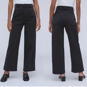 Everlane The Organic Wide Leg Pants